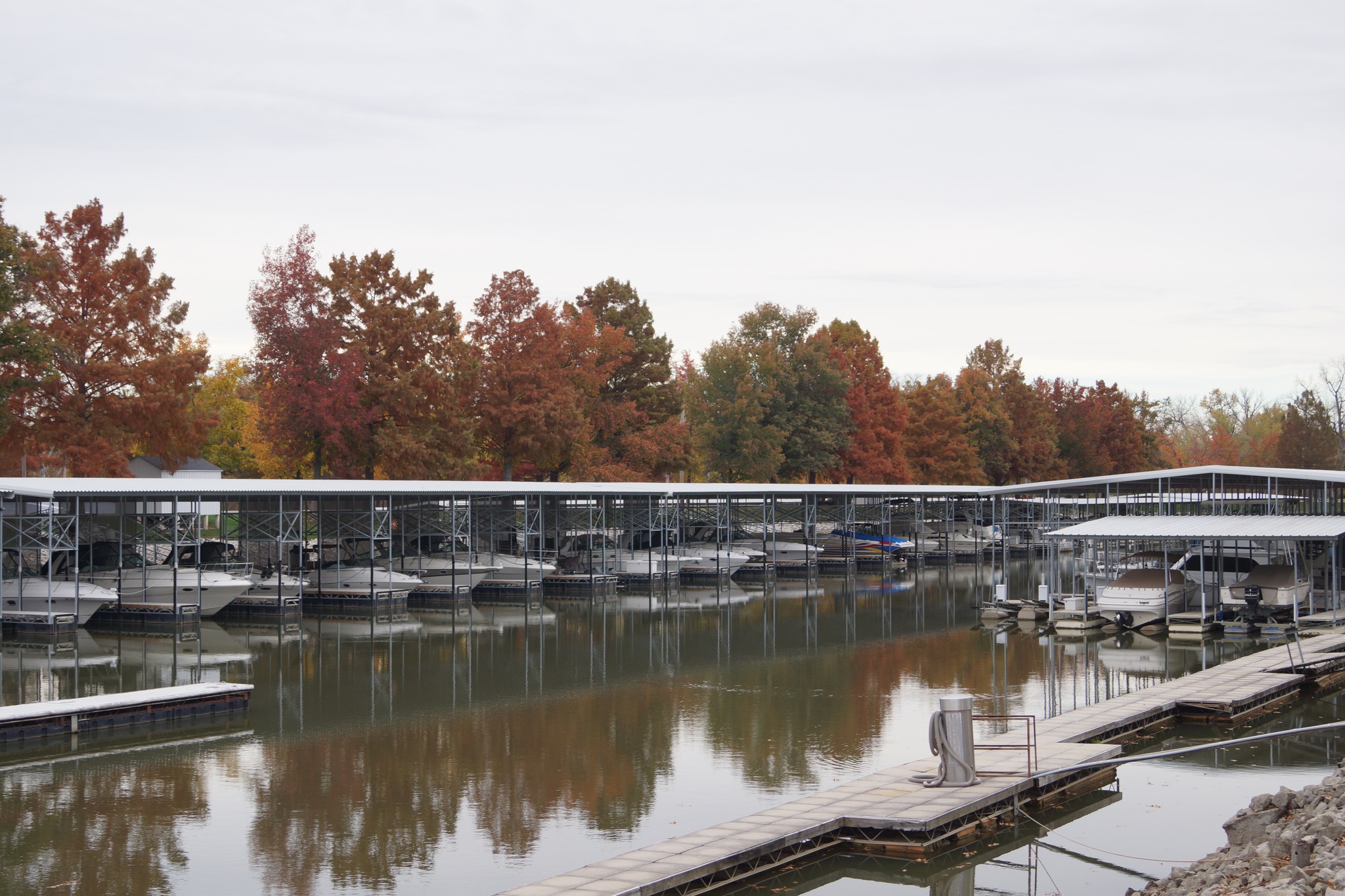 Lake Center Marina fairway channel